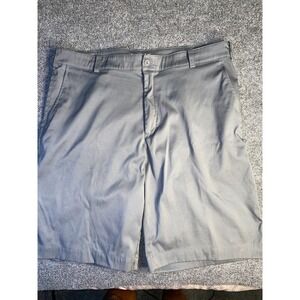 Nike Activewear Shorts Men's 36 Gray Tour Performance Dri Fit Embroidered Logo‎